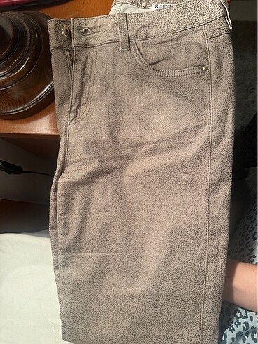 30 Beden camel Renk Network bej skinny jean