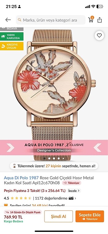 Aqua di polo saat