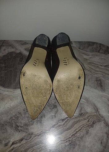 38 Beden Kalın topuk stiletto 38 numara 