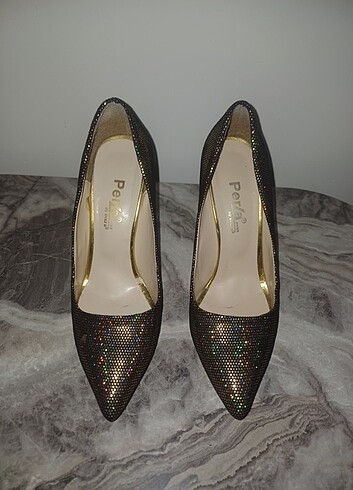 Kalın topuk stiletto 38 numara 