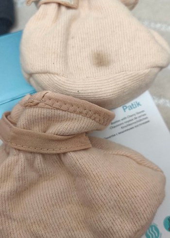 Kiraz Çekirdekli Bebek Patik 0-4 Ay - Görsel 3