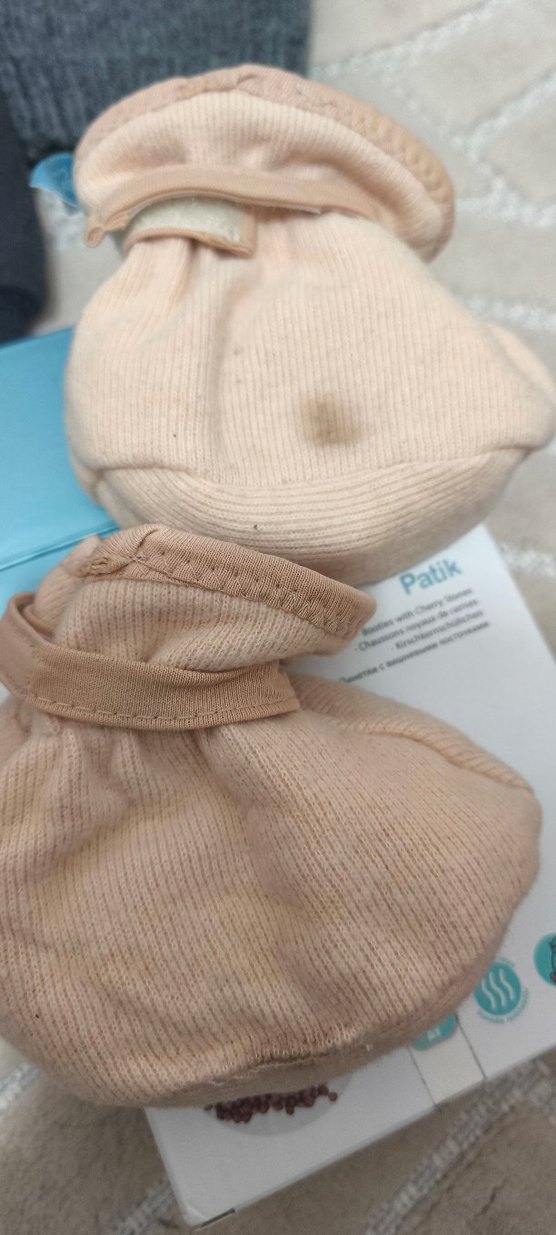 Kiraz Çekirdekli Bebek Patik 0-4 Ay - Görsel 3