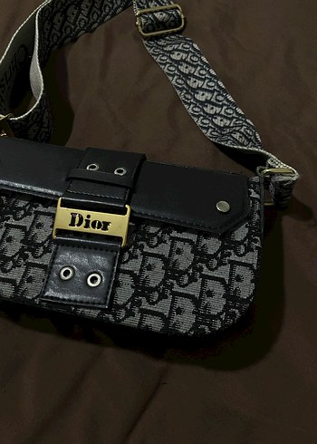 Tokalı Dior Yılan Desenli Deri Kadın Çanta - Görsel 2