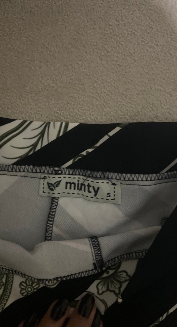 Kadın Siyah mini şort yazlık kumaş - Görsel 2