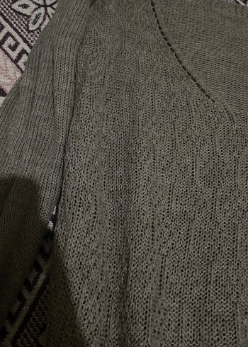 Vizon V Yakalı Kadın Triko Kazak - Görsel 2