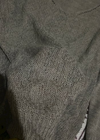 Vizon V Yakalı Kadın Triko Kazak - Görsel 3