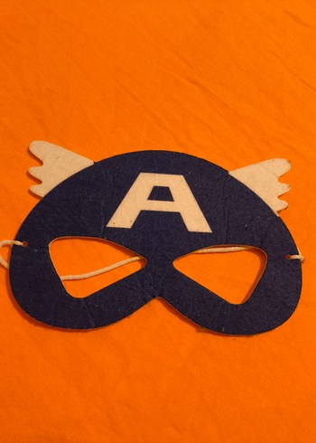 Kaptan Amerika Temalı Erkek Maske - Görsel 2