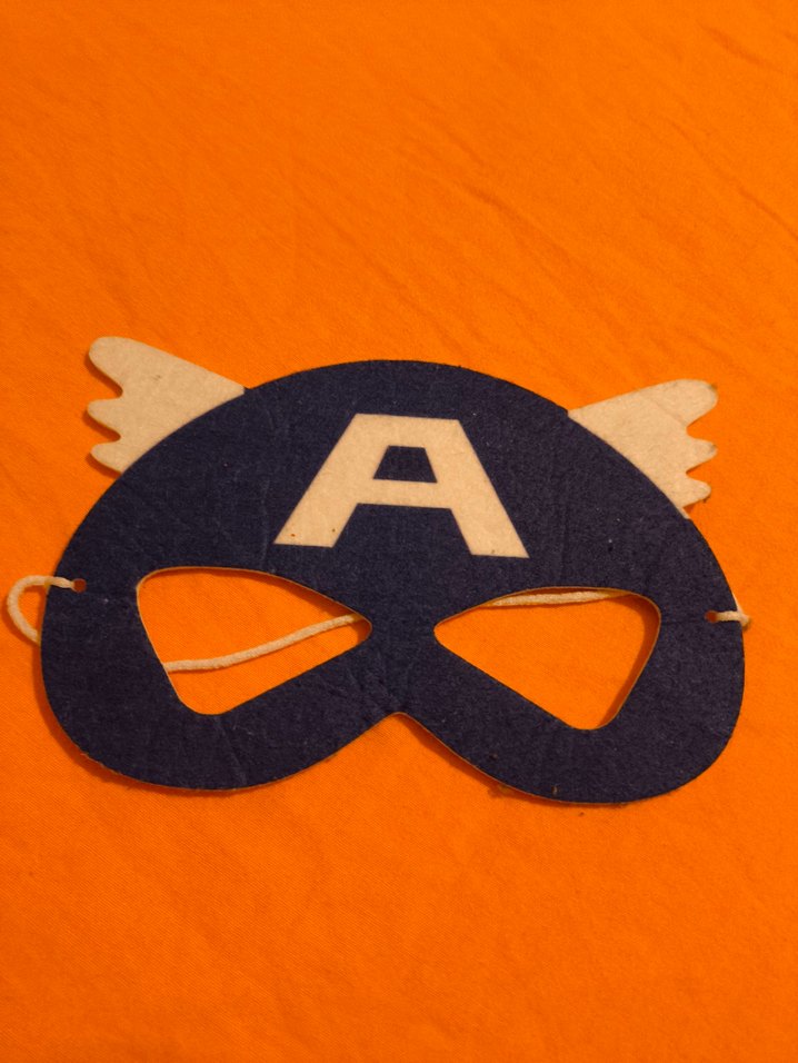 Kaptan Amerika Temalı Erkek Maske - Görsel 2