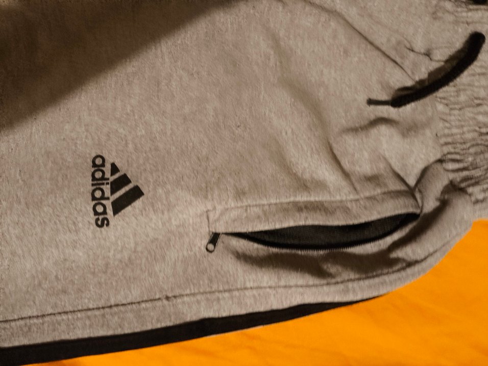 Gri Adidas Fermuarlı Erkek Eşofman Altı - Görsel 3