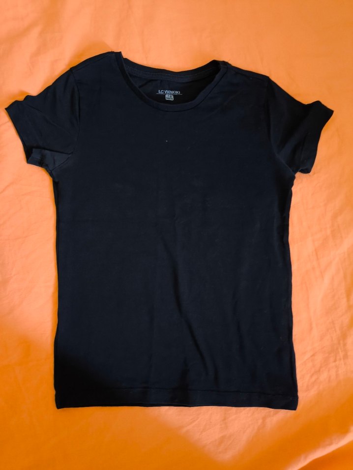 Siyah V Yaka ve bisiklet yaka fanila 2 adet - Görsel 3