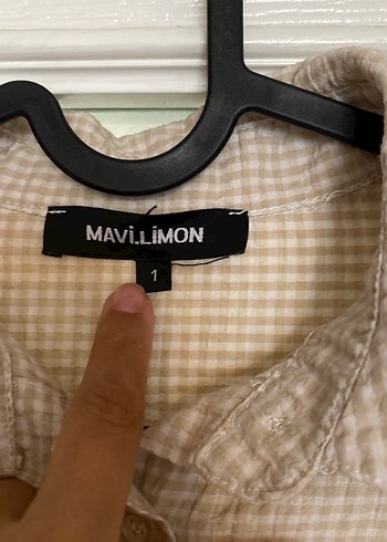 Diğer Bej Düğmeli Uzun Kollu Pamukku Gömlek