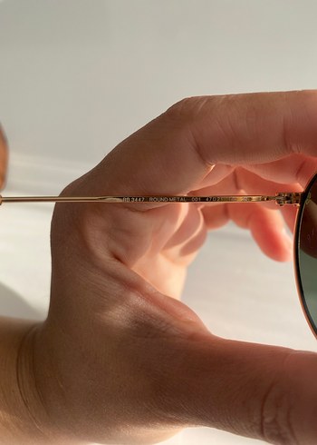 Ray-Ban RB3447 Round Metal 4721 Unisex Güneş Gözlüğü - Görsel 7