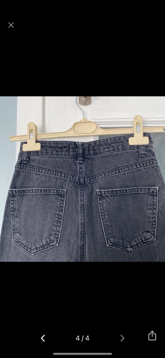 Gri Denim Kargo Jean defacto - Görsel 3