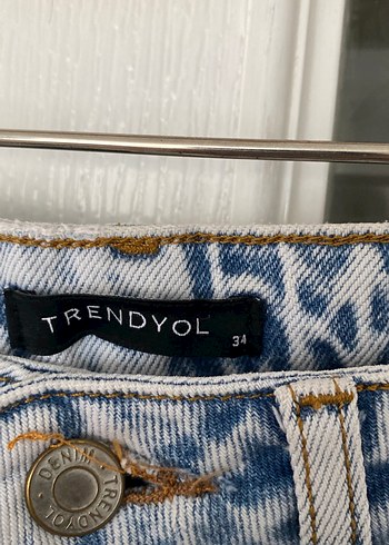 trendyol düz kesim jean denim pantolon - Görsel 3