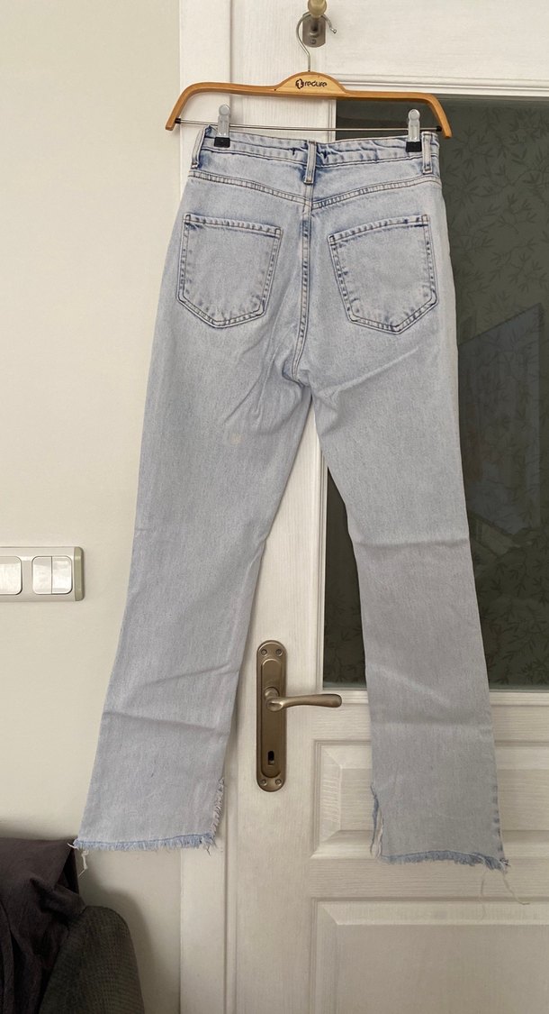 trendyol düz kesim jean denim pantolon - Görsel 4