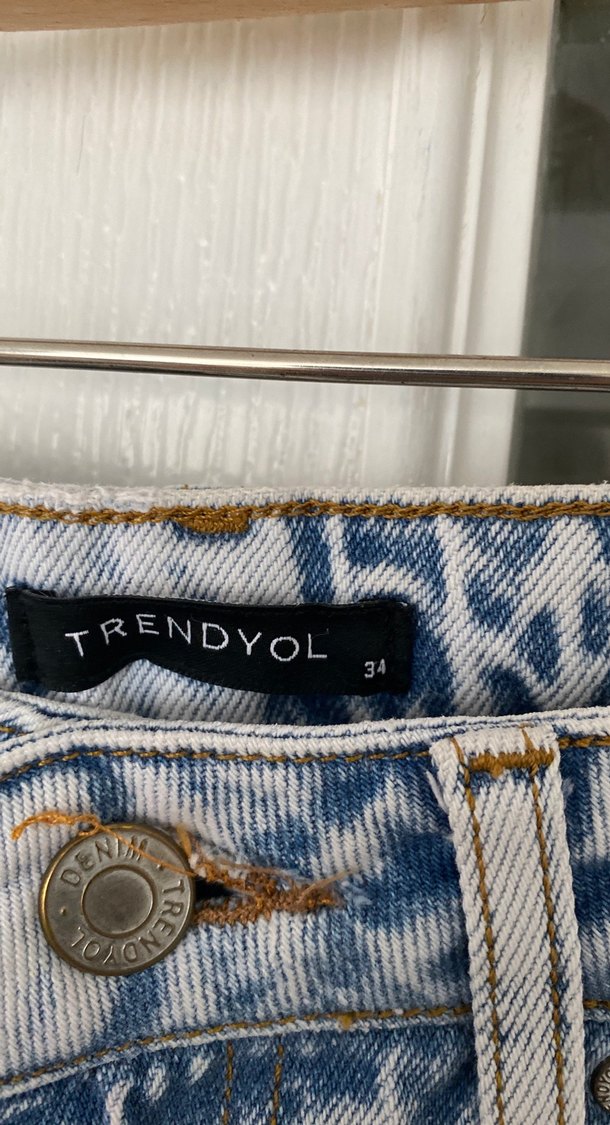 trendyol düz kesim jean denim pantolon - Görsel 3
