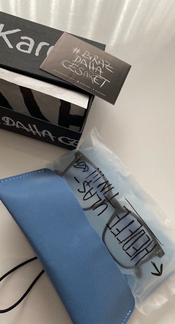 Bilge Karga mavi ışık korumalı siyah çerçeveli gözlük - Görsel 5