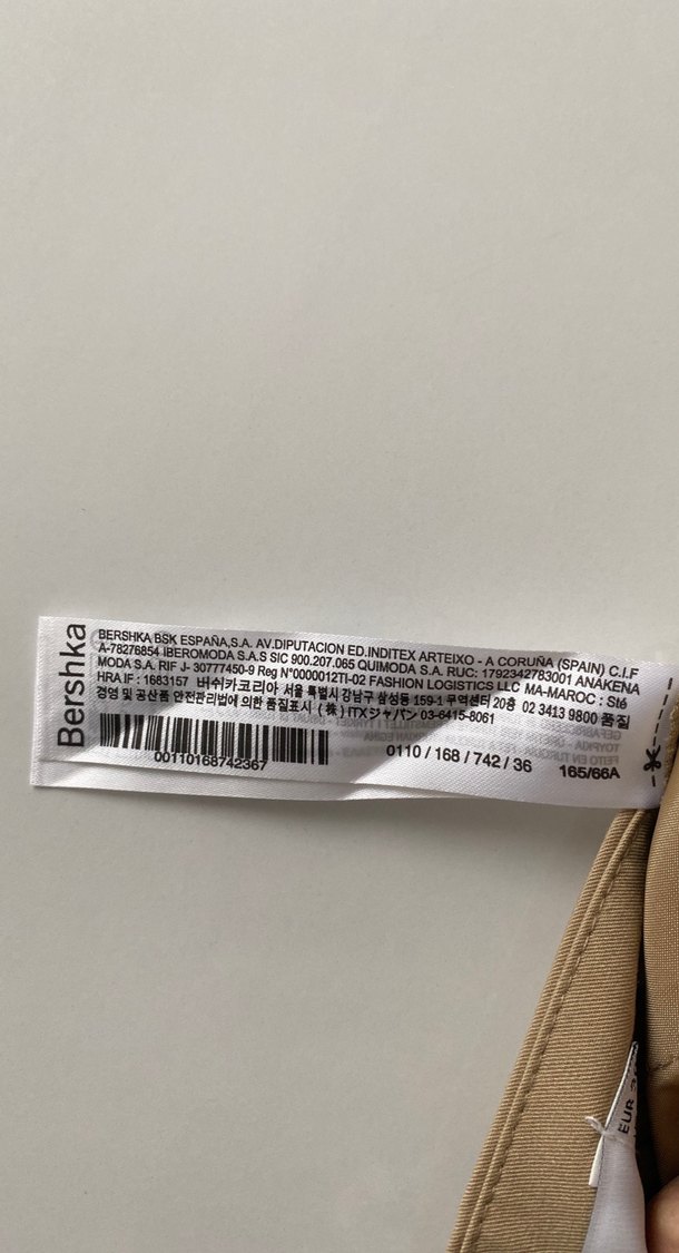 Düğmeli  Kadın Pantolon bershka orijinal dad fit - Görsel 4