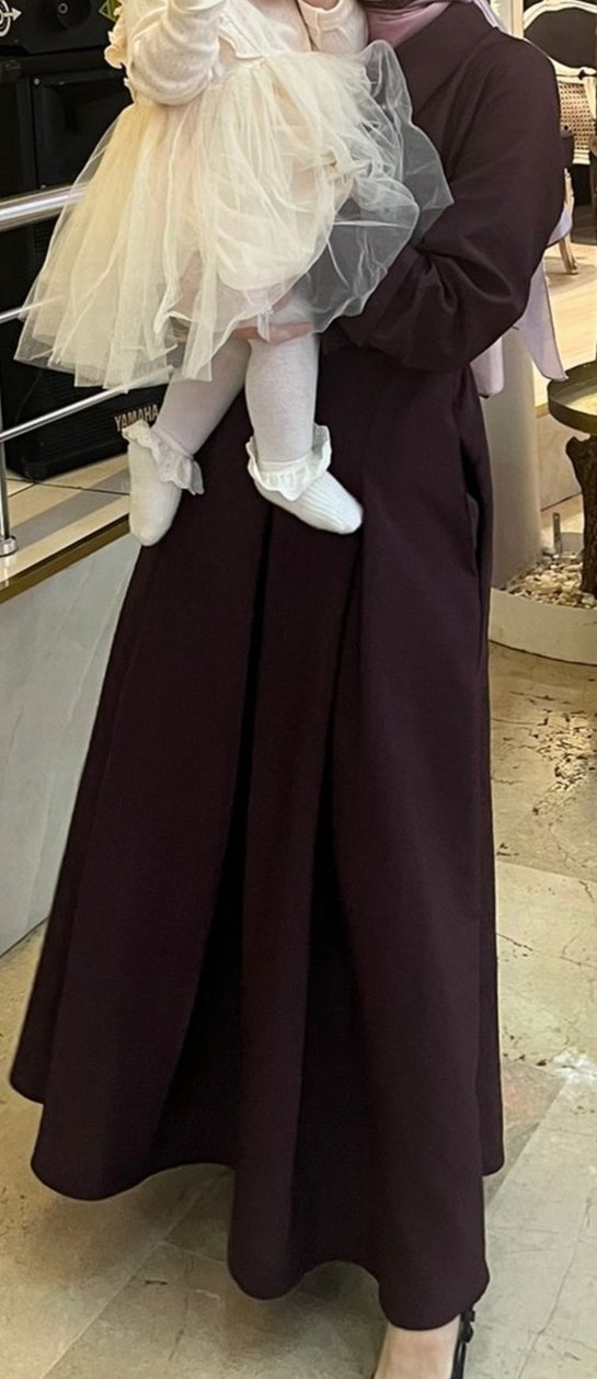 Bordo Uzun Kemerli Elbise ( bordo vişne çürüğü arası - Görsel 3