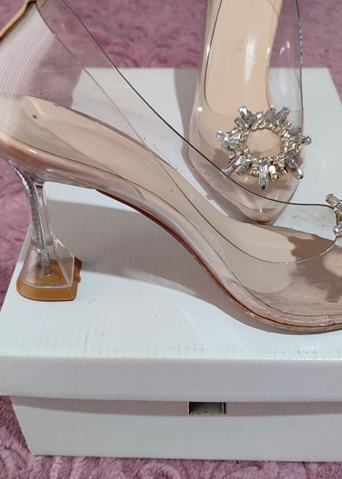 Şeffaf prenses ayakkabı - Görsel 2