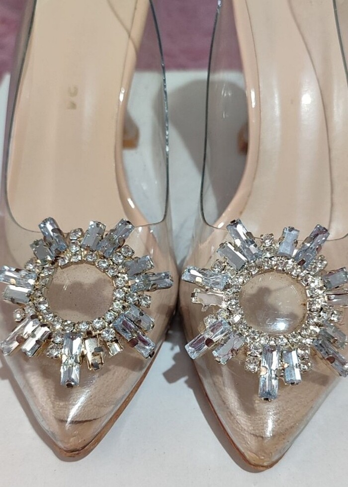 Şeffaf prenses ayakkabı - Görsel 3