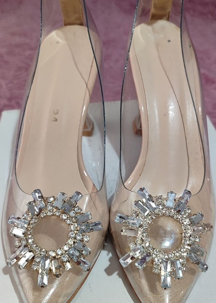 Şeffaf prenses ayakkabı - Görsel 4