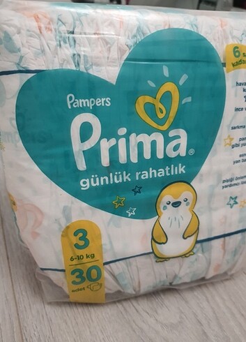 3 Beden: 4-9 kg Beden Renk PRİMA BEBEK BEZI (3 NO.)