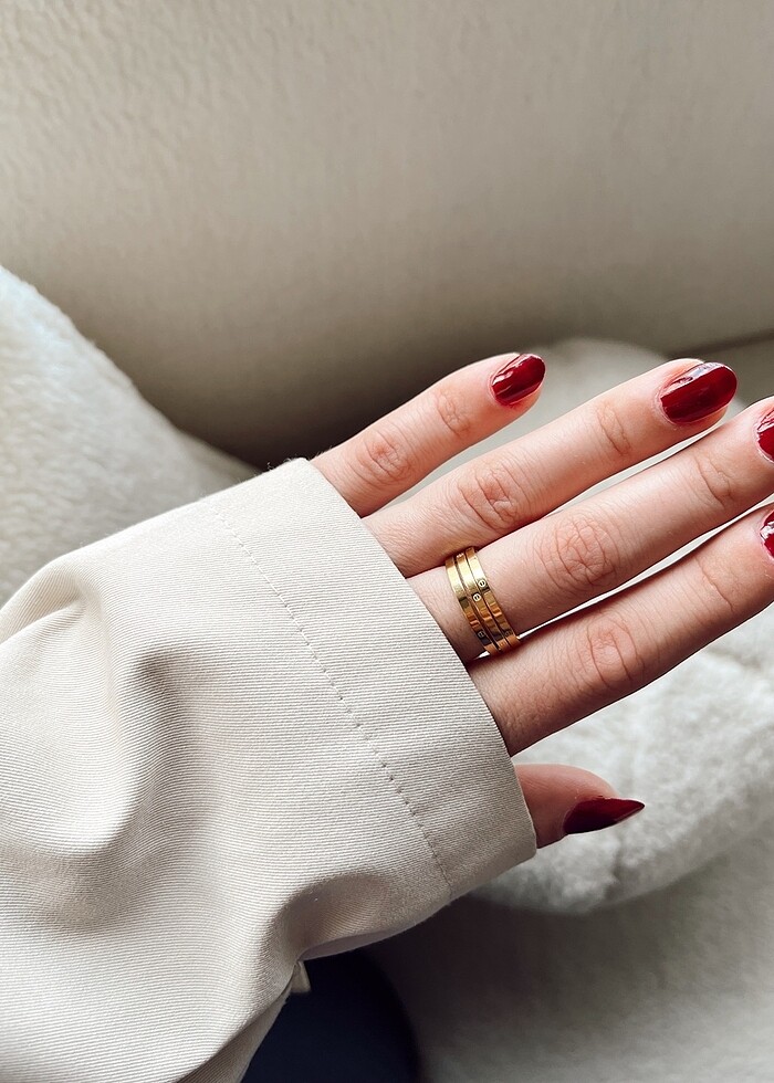 Cartier model 3?lü yüzük - Görsel 2