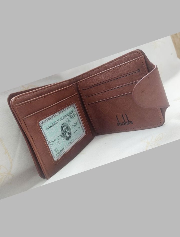 SHAISHI DERİ ERKEK CÜZDANI KAHVERENGİ - Görsel 2