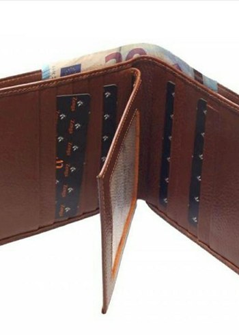ZENGA HAKİKİ DERİ ERKEK CÜZDANI TABA RENK - Görsel 3