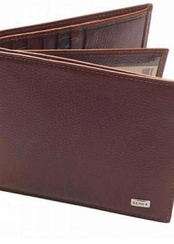 ZENGA HAKİKİ DERİ ERKEK CÜZDANI TABA RENK - Görsel 2