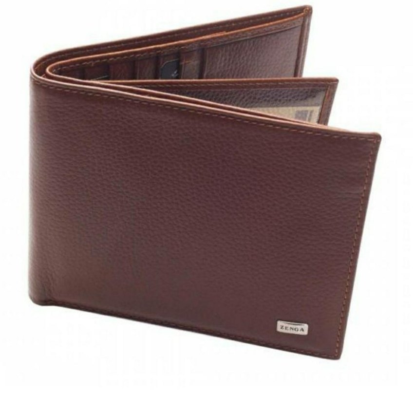 ZENGA HAKİKİ DERİ ERKEK CÜZDANI TABA RENK - Görsel 2