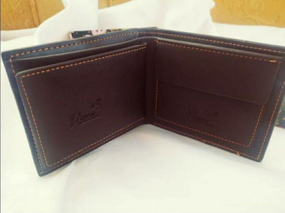 F-GRAM DERİ ERKEK CÜZDANI KAHVERENGİ - Görsel 2