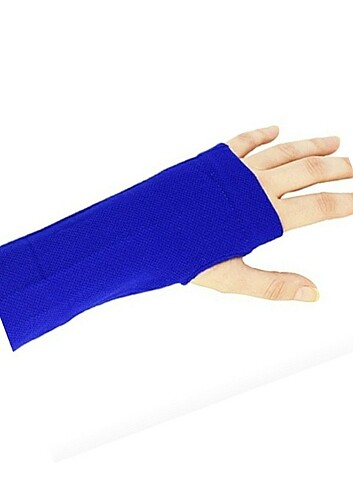 Spor Kolluk Parmak Geçmeli Mavi 