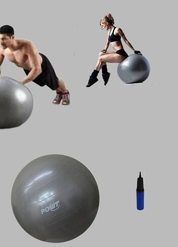 PLATES TOPU 75 CM GRİ
