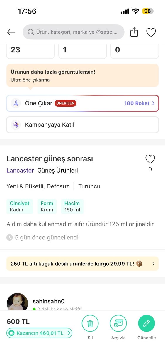 Lancaster Güneş Sonrası Losyon - Görsel 3