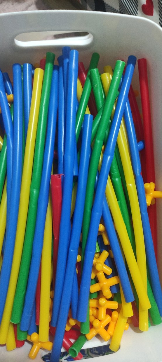 Renkli Eğitici Çubuk ve Bağlayıcı Seti - Görsel 3