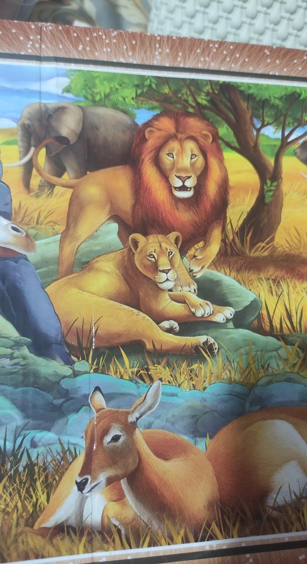 Renkli Afrika Hayvanları 250 Parça Çocuk Puzzle - Görsel 3