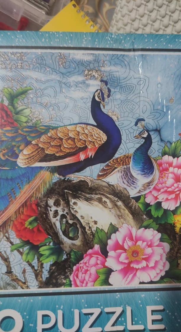 250 Parça Renkli Tavuskuşu Puzzle - Görsel 3