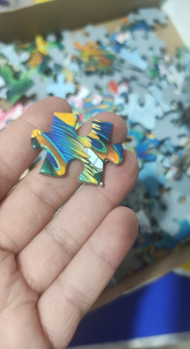 250 Parça Renkli Tavuskuşu Puzzle - Görsel 5