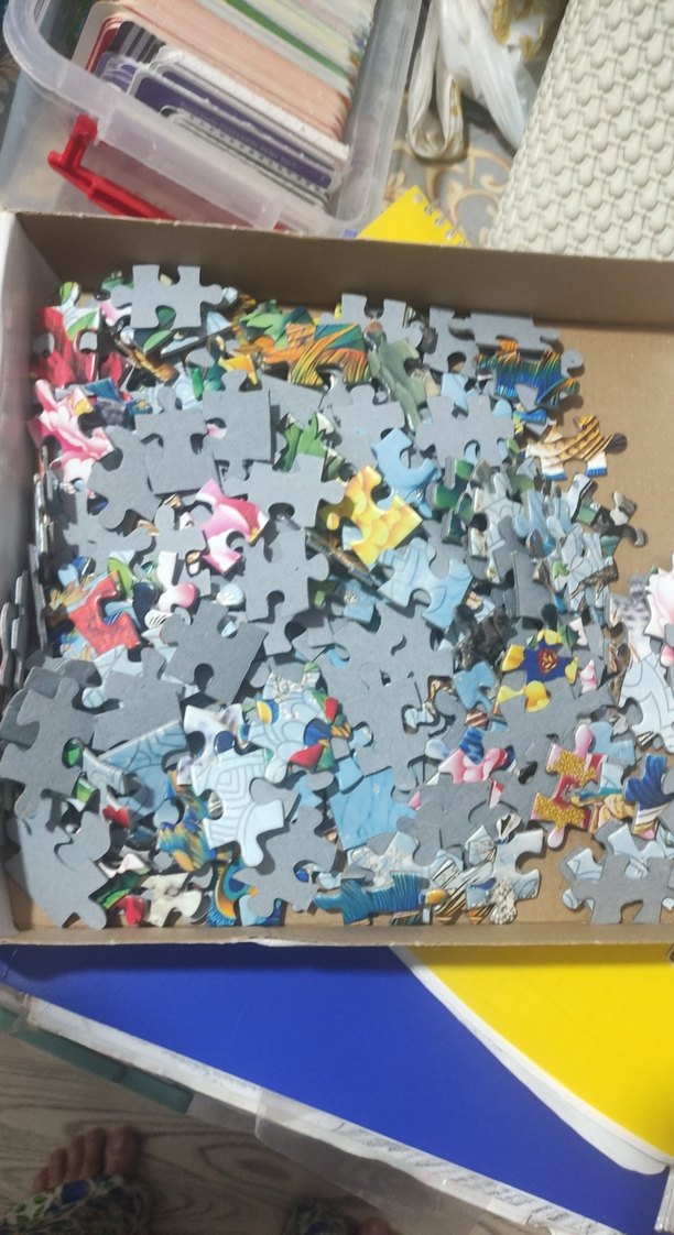 250 Parça Renkli Tavuskuşu Puzzle - Görsel 4