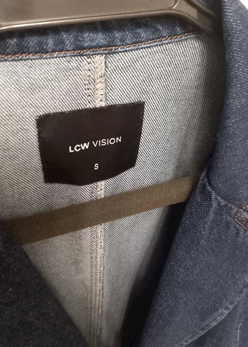 s Beden lacivert Renk Düğmeli Lacivert Kadın Denim kot Ceket