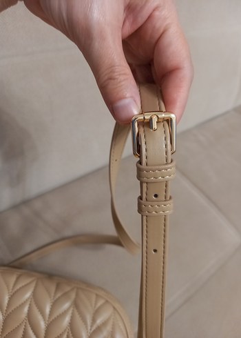 Beden camel Renk Bej Deri Kadın Omuz Çantası askılı çanta