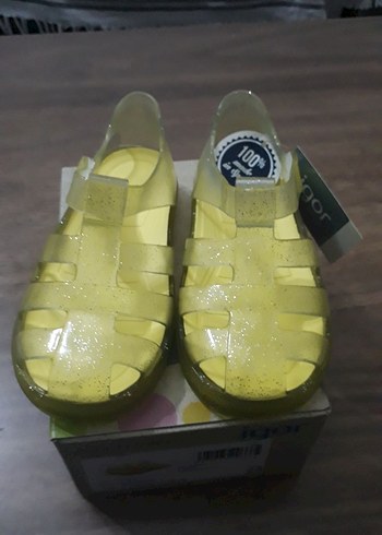 Igor Star Glitter Sarı Kız Çocuk Sandalet