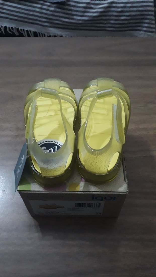 Igor Star Glitter Sarı Kız Çocuk Sandalet - Görsel 3