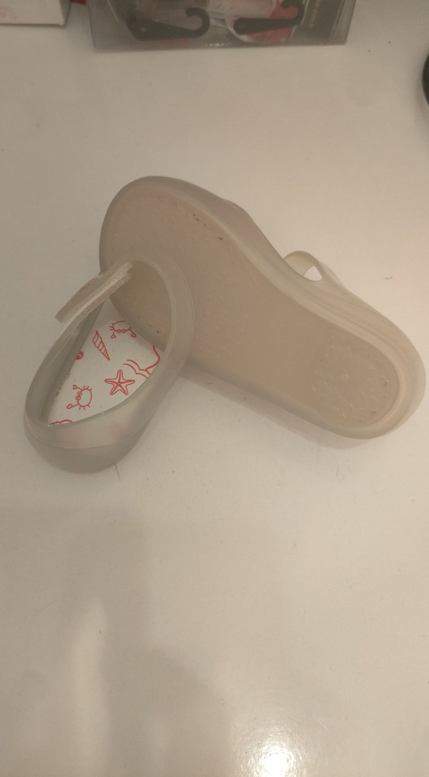 İgor Kız Çocuk Şeffaf Desenli Cırt Cırtlı Sandalet - Görsel 4