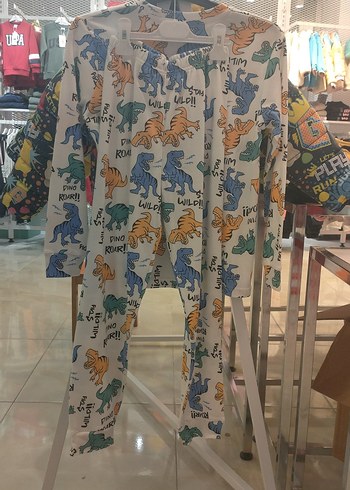 Ges Renkli Baskılı Erkek Çocuk Pijama Takımı - Görsel 2