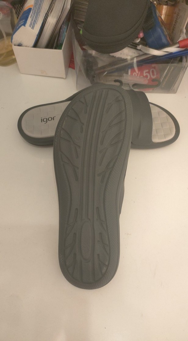 İgor Unisex Çocuk Terlik Gri - Görsel 4