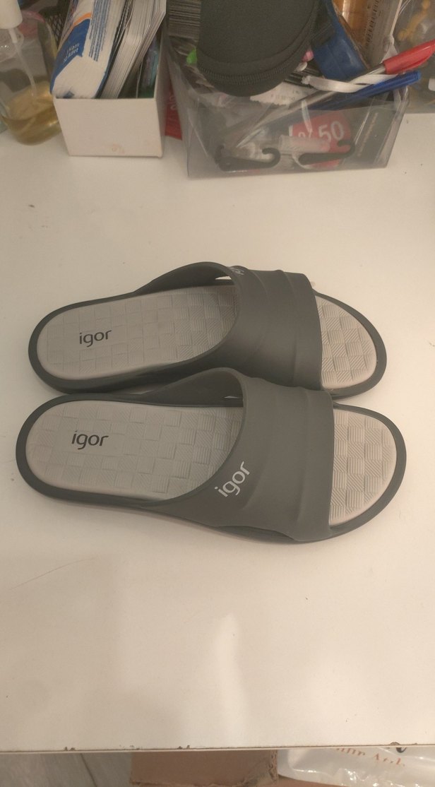 İgor Unisex Çocuk Terlik Gri - Görsel 2