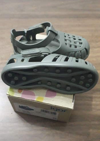 25 Beden haki Renk Igor Tobby Solid Unisex Çocuk Sandalet